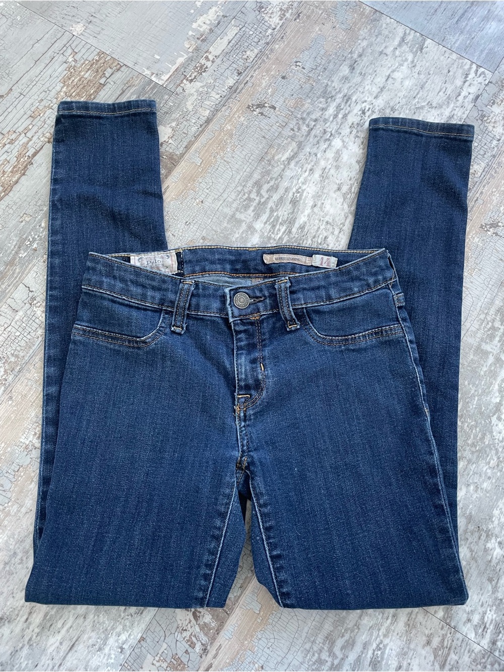 Vintage Polo Ralph Lauren Aubrie Legging Denim Jeans